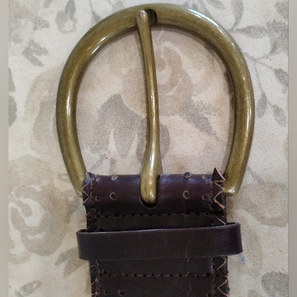LARGE HYDE COLLECTION LEATHER BELT main image 8
